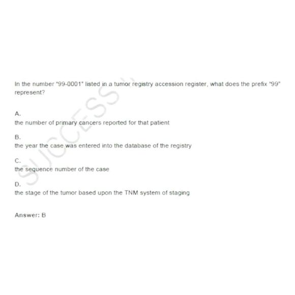 Printout RHIA Registered Health Information Administrator Exam Study Guide - Picture 5 of 6